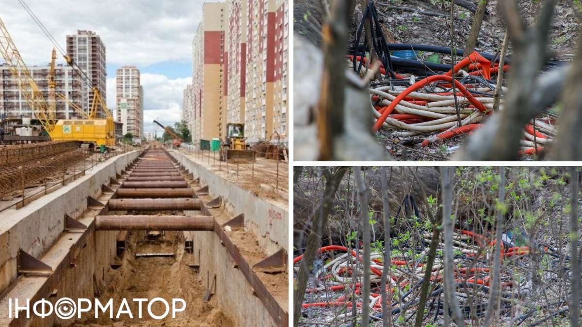 Сдают медь за бесценок: со стройплощадки метро на Виноградарь воруют драгоценные силовые кабели