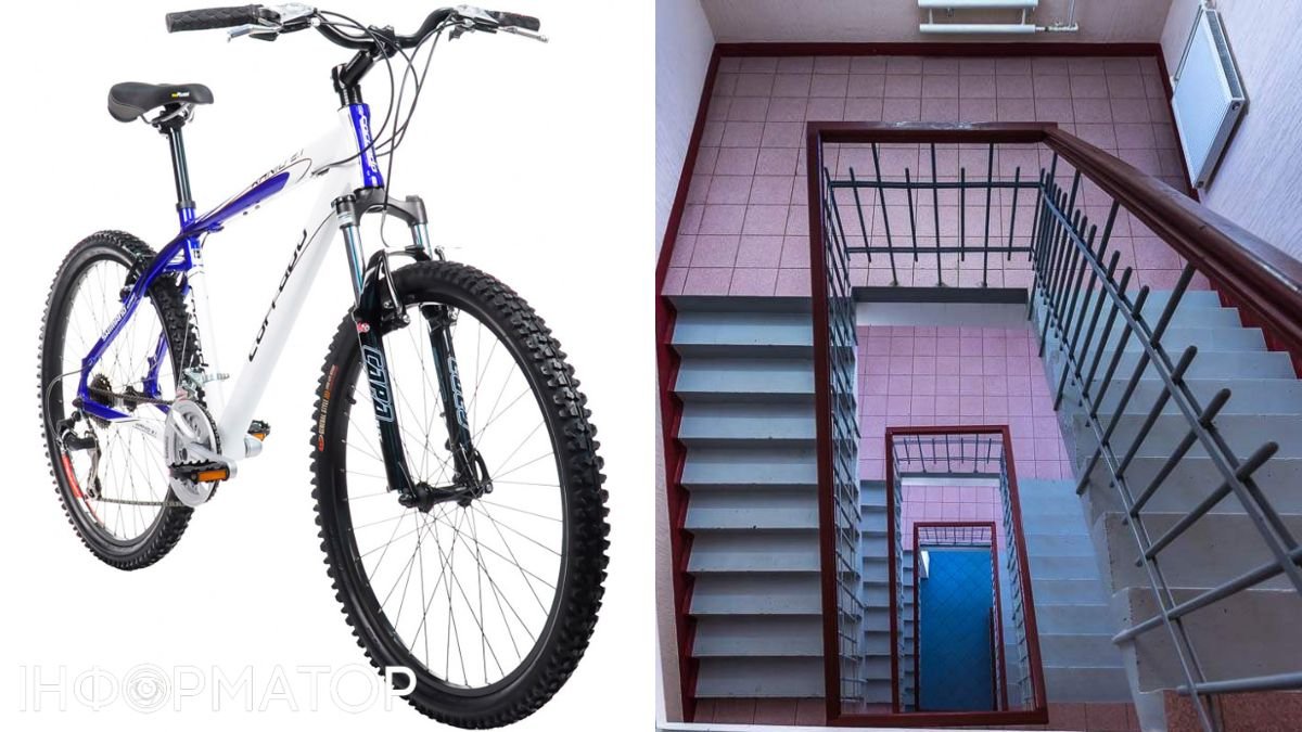 На 6 поверсі у висотці Києва викрали велосипед: як киянин повернув за нього гроші