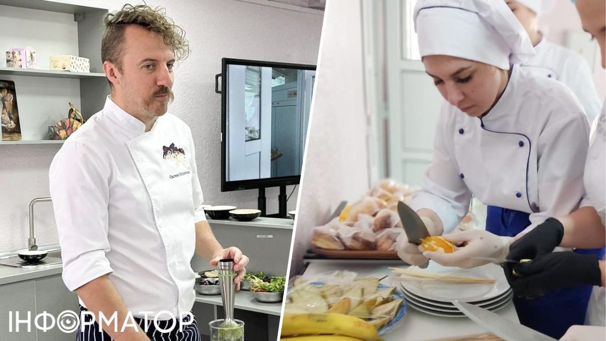 Киевские студенты-кулинары приготовили обеды для школьников вместе с шеф-поваром Клопотенко
