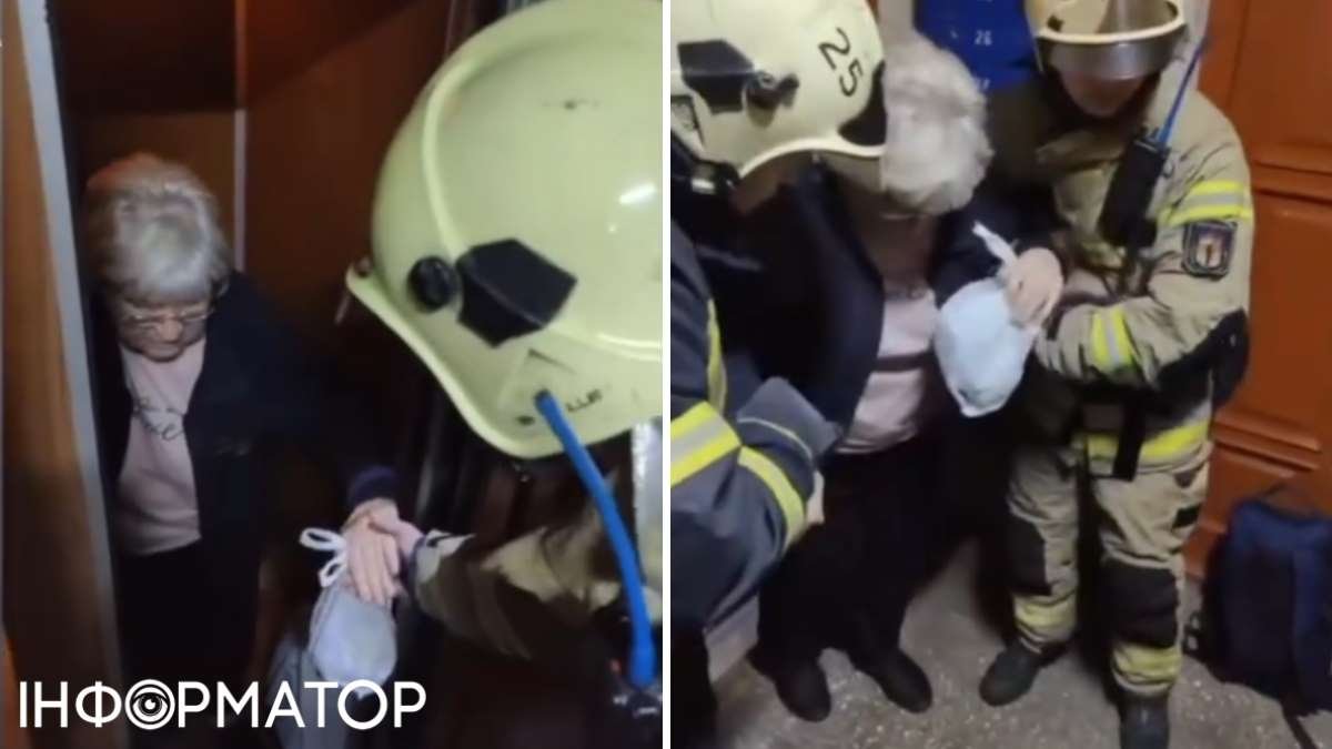 Лифт Оболонь проблемы женщина пожилая скорая