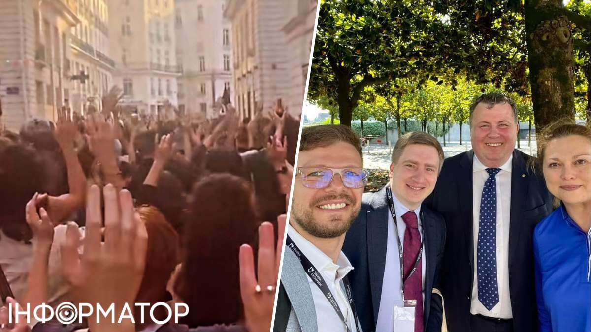 Визит чиновники Киеврады депутаты ЕС протесты