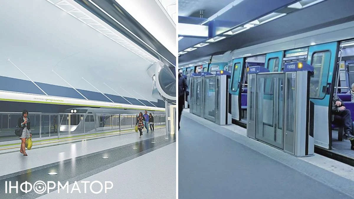 Київський метрополітен захист пасажири захисні екрани