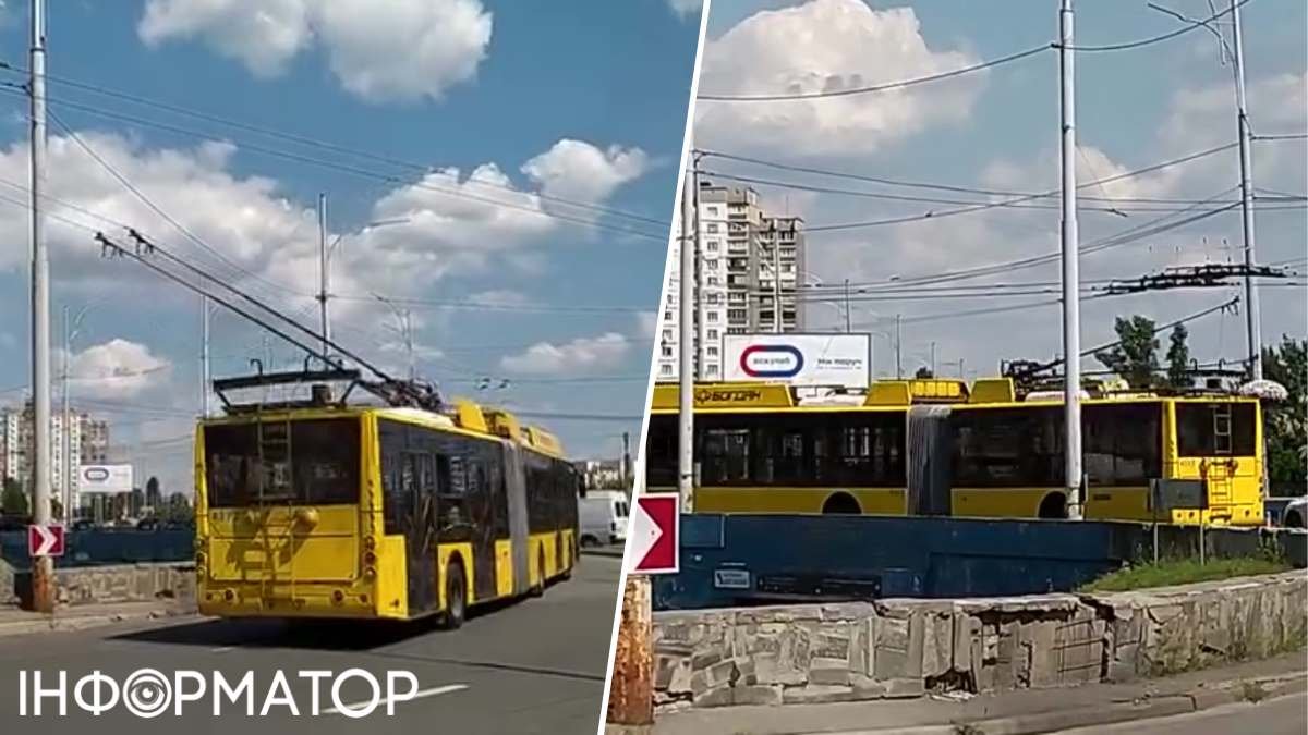 Общественный транспорт автономный ход троллейбусов