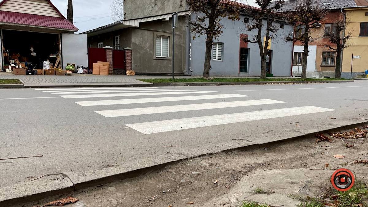 Новий пішохідний перехід на вулиці Січових Стрільців
