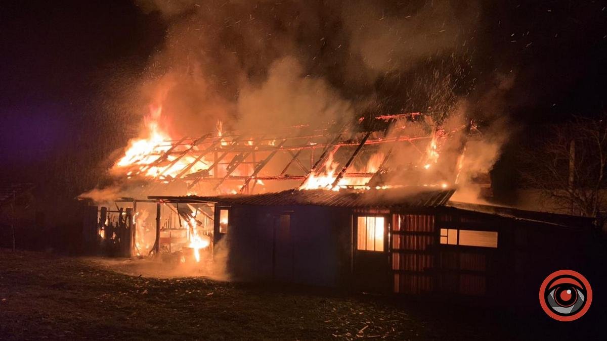 Вночі на Коломийщині вогонь ледь не знищив два житлові будинки