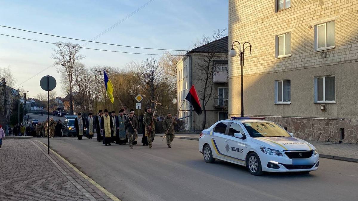 У Городенці віддали шану полеглому Герою Андрію Гайсану
