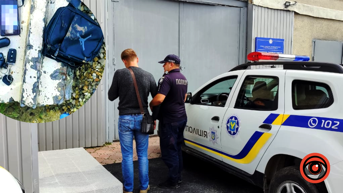 У Коломиї поліцейські затримали зловмисника, який вкрав барсетку у місцевого мешканця