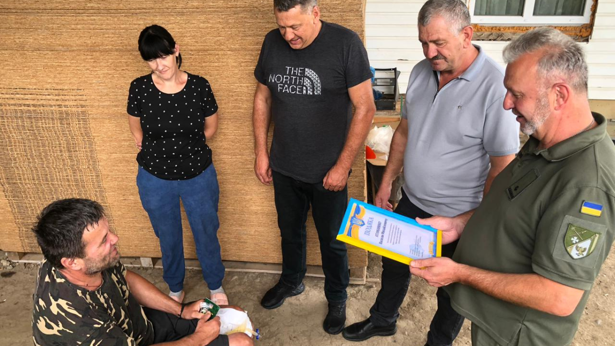 Захиснику з Косівщини вручили нагороду "За мужність в охороні державного кордону"
