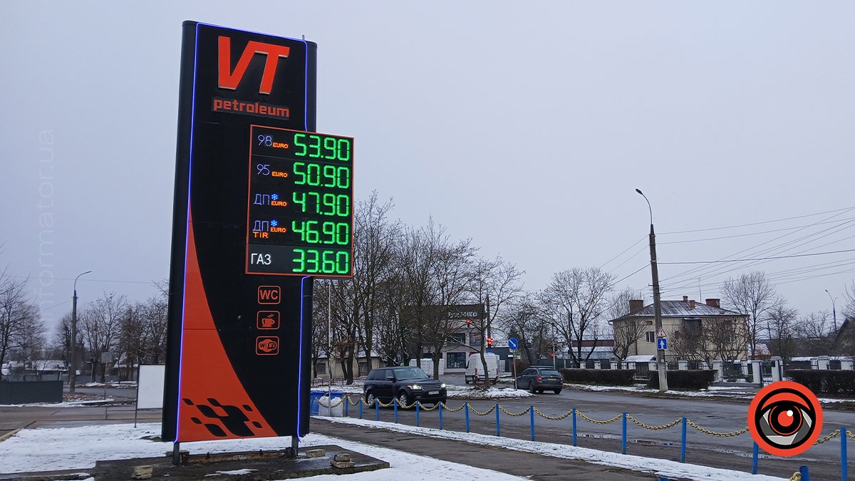 Актуальні ціни на автозаправках Коломиї напередодні Нового року