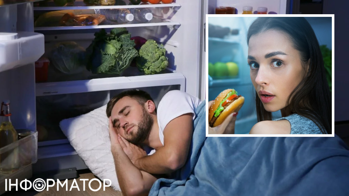 холодильник еда сон девушка бургер