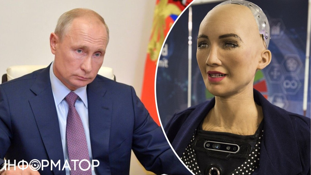 "Скорее посадить его в тюрьму": первая в мире женщина-робот София считает путина военным преступником