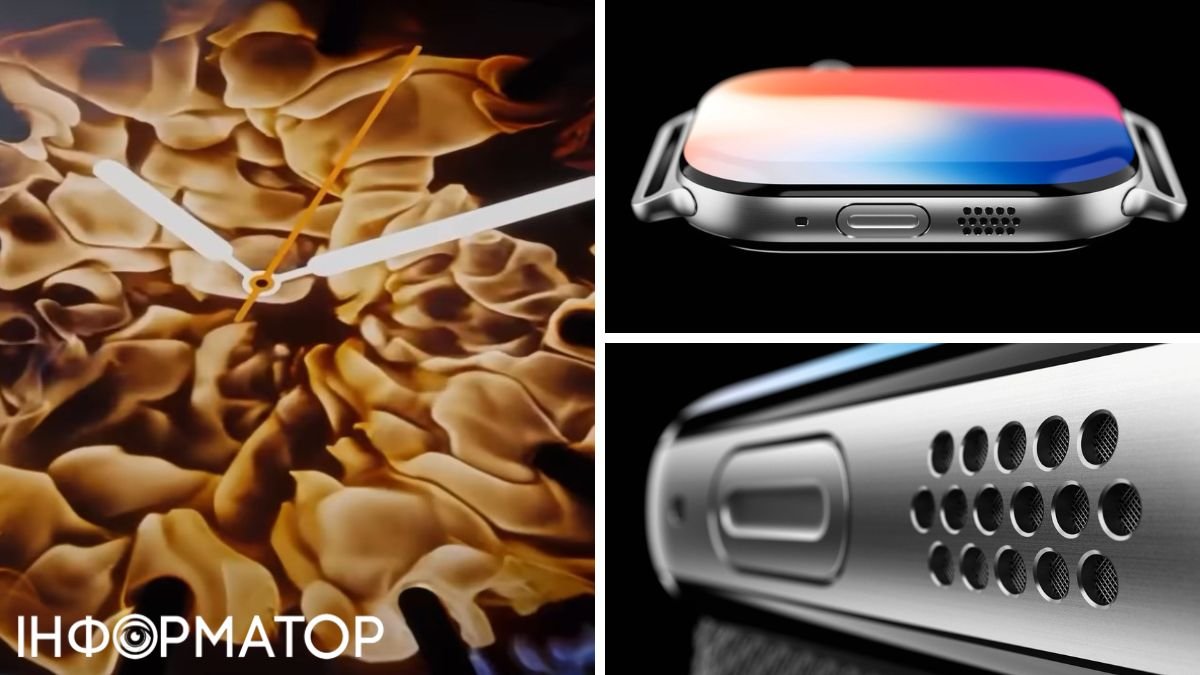 У мережі показали, як виглядатимуть революційні ювілейні Apple Watch Х (фото, відео)