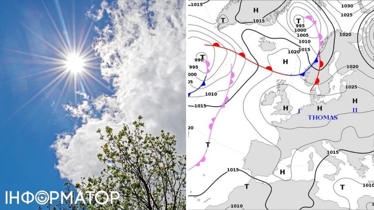 Антициклон Thomas принесе в Україну біду селянам і сонце міським - прогноз погоди на 9 травня