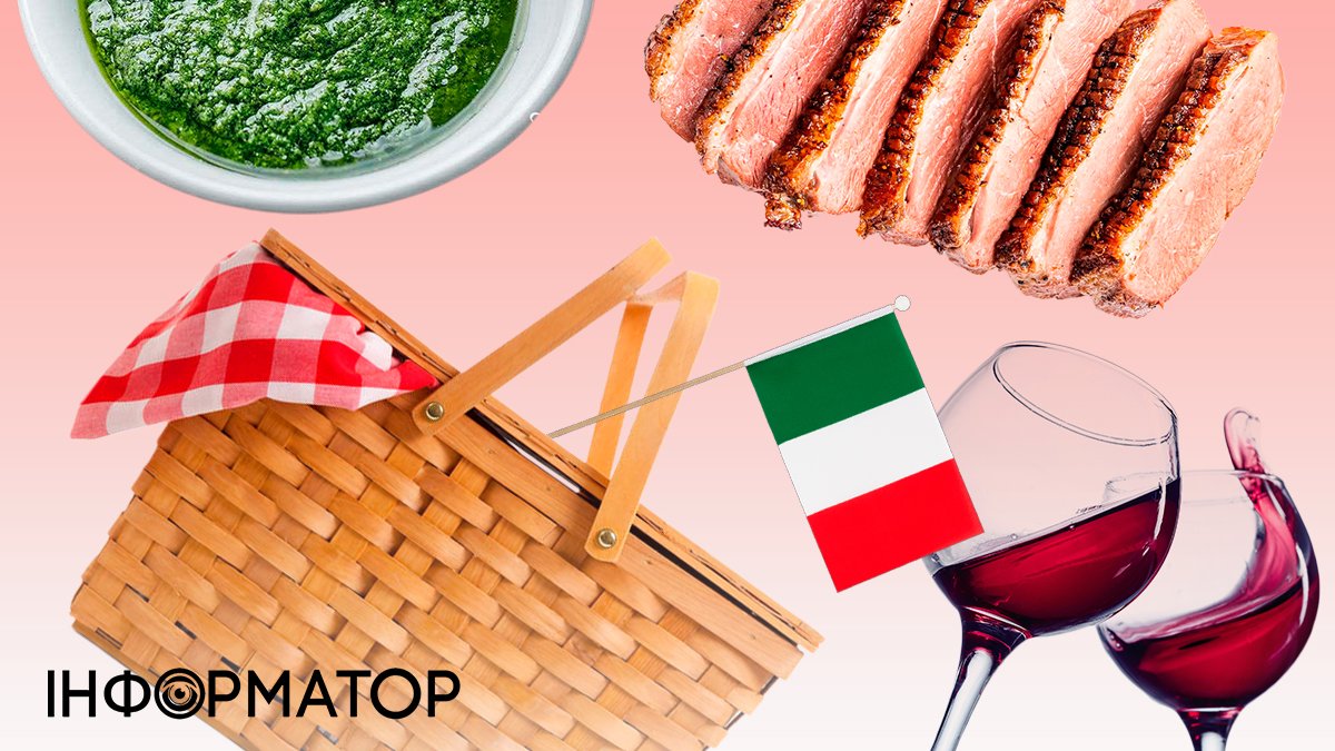 Пикник по-итальянски: песто и утиные грудки на вине