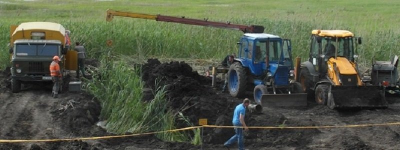 На Днепропетровщине крупная авария на газопроводе