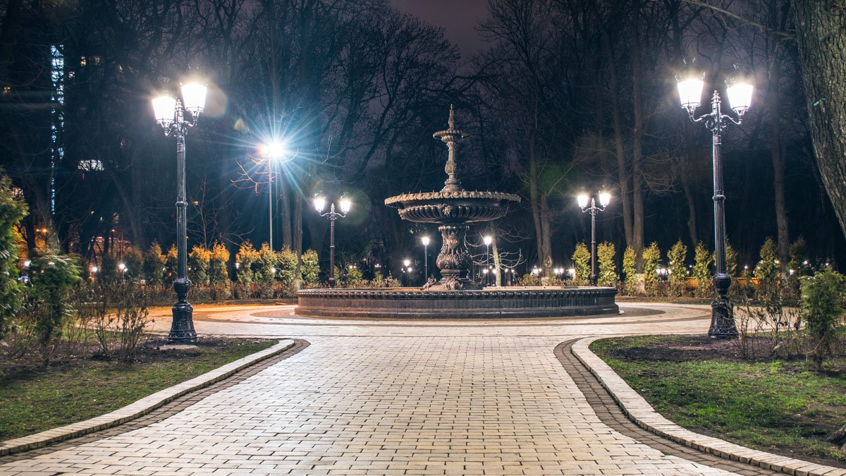 Где в Киеве отремонтируют парки, площадки и освещение улиц за 46,8 миллиона гривен