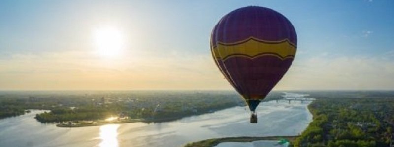 Коммунальное предприятие Днепра покупает полет на воздушном шаре