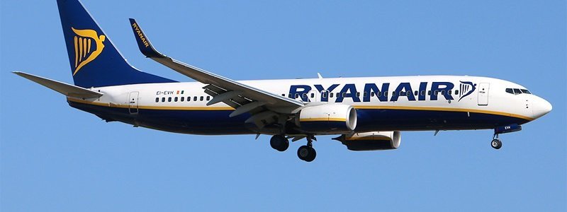 Ryanair запускает 5 новых рейсов из Украины и продает билеты по 5 евро