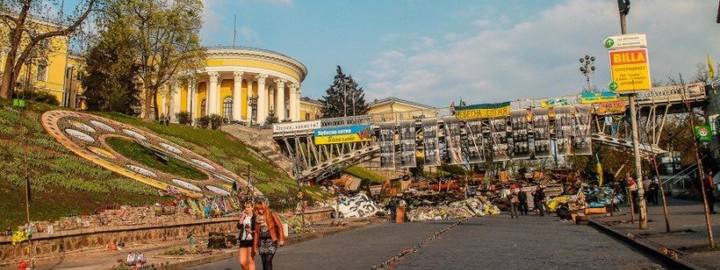 В Киеве на Аллее Небесной Сотни обустроят сквер за 18 миллионов