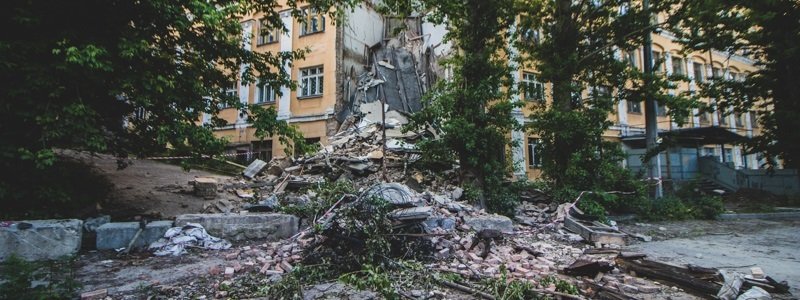 Что должны были построить на месте обвалившегося здания колледжа в Киеве