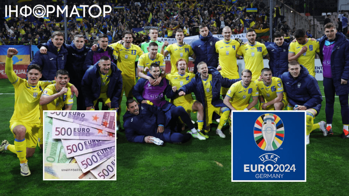 Стало известно, сколько сборная Украины может получить призовых на Евро-2024