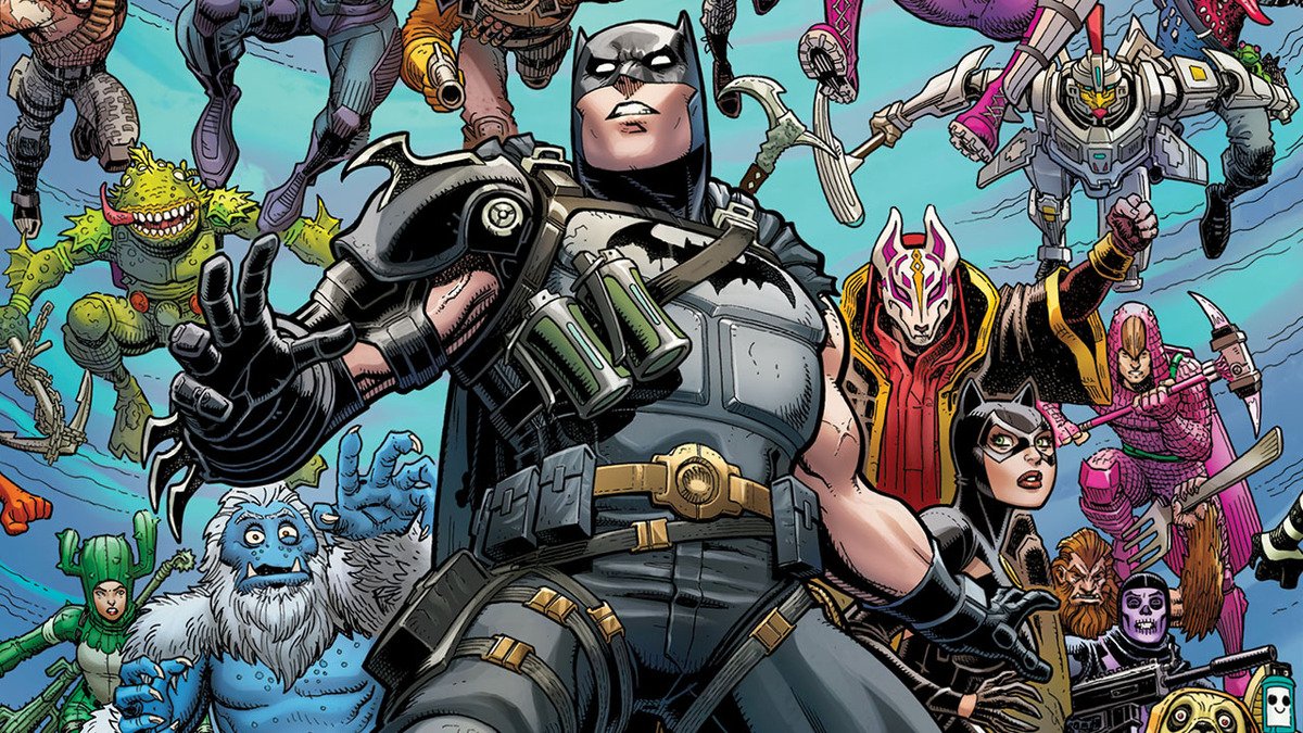 DC выпустила новый комикс с Бэтменом, попавшим в мир Fortnite