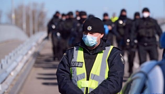 За період посиленого карантину в Києві поліція зафіксувала понад 10 тисяч порушень