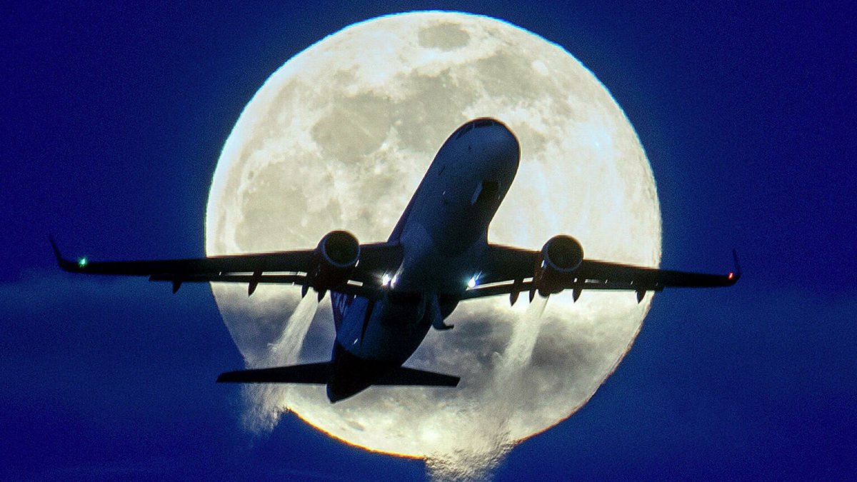 В Австралии запустят атмосферный авиарейс к Луне. Пассажиры смогут увидеть суперлуние и затмение