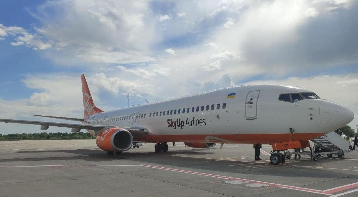 В Борисполе «заминировали» рейс SkyUp Тбилиси-Киев