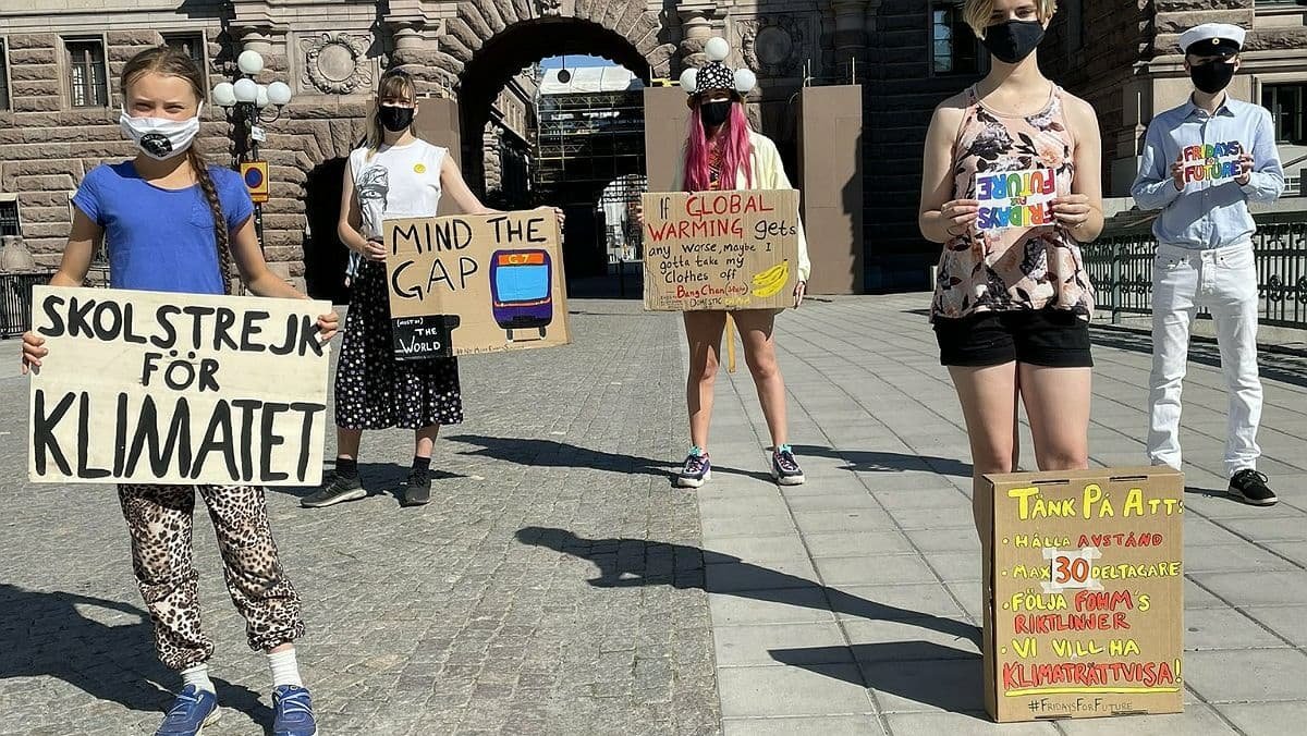 Грета Тунберг возобновила климатические забастовки