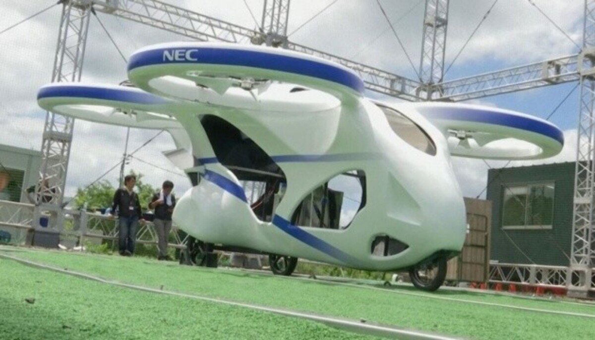 В Японии в 2025 году запустят летающие авто