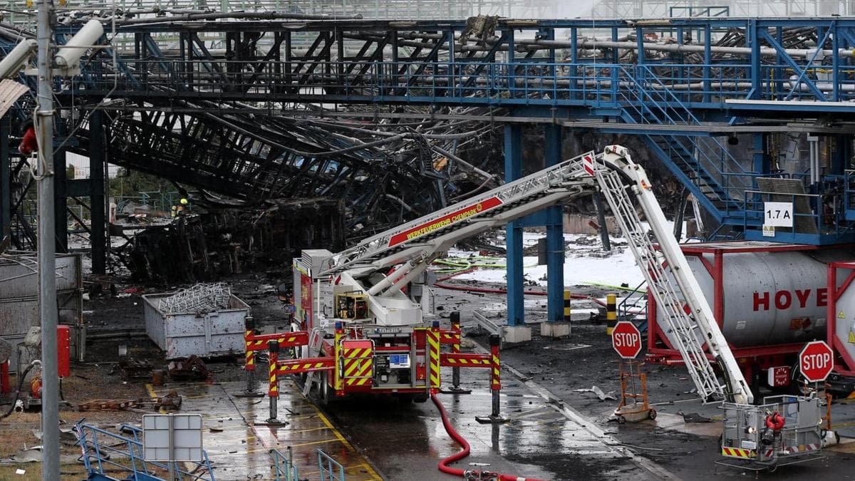 Число жертв во время взрыва на немецком заводе выросло до пяти