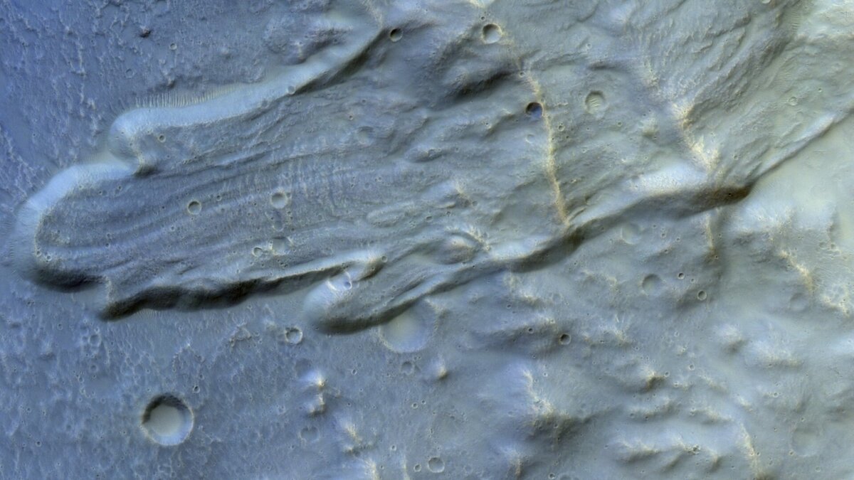 На Марсе произошел гигантский оползень