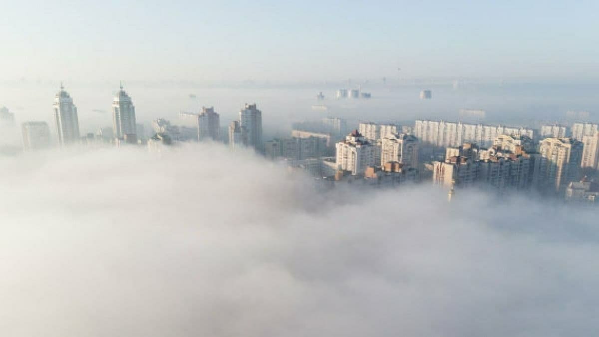 Киев снова в десятке городов с самым загрязнённым воздухом в мире
