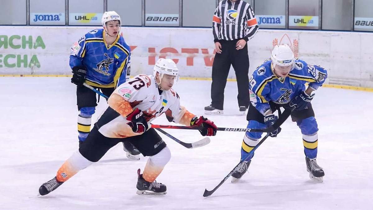 «Сокол» и «Кременчук» одержали выездные победы в девятом туре Украинской хоккейной лиги