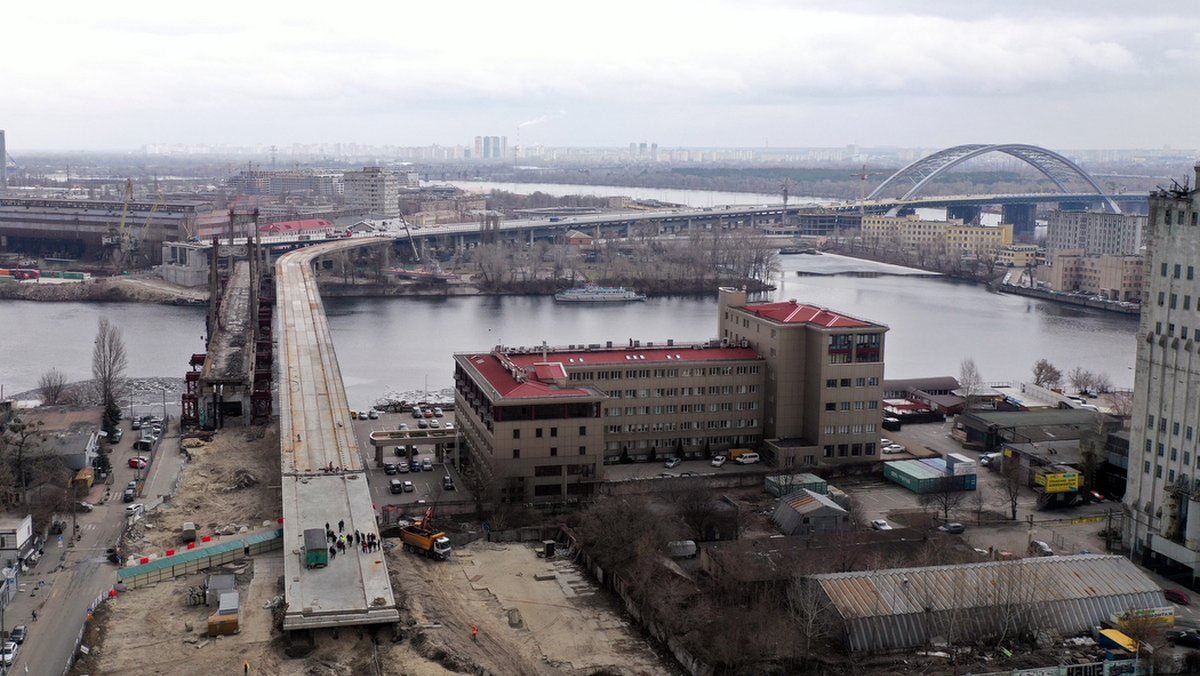 Будівництво Подільського мосту в Києві подорожчало вдвічі - до 20 млрд гривень