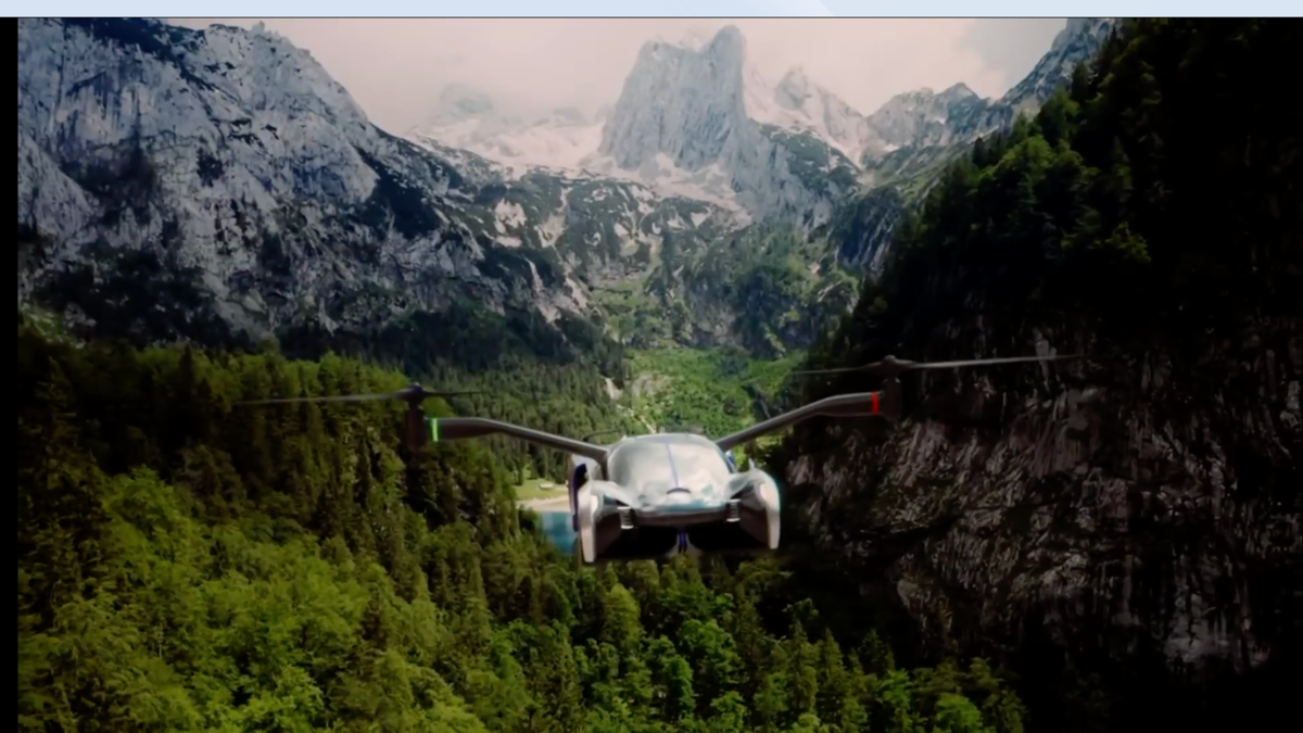 Компания XPeng анонсировала летающий электромобиль со складными винтами