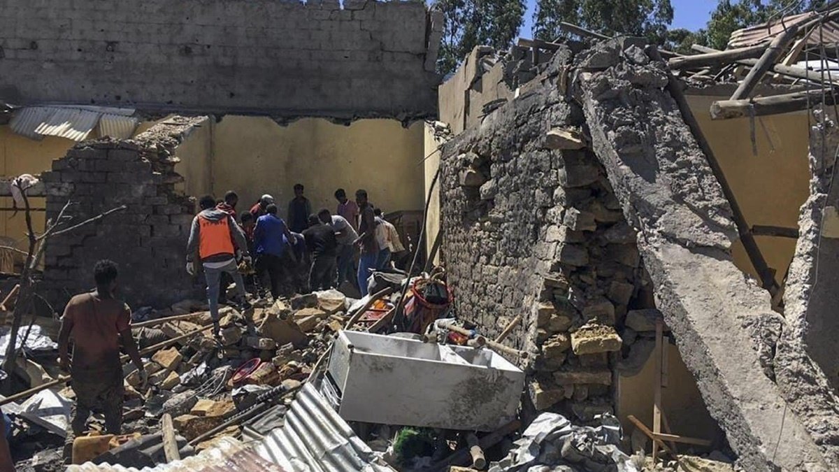 В Эфиопии от авиаудара погибли 10 человек, в том числе трое детей