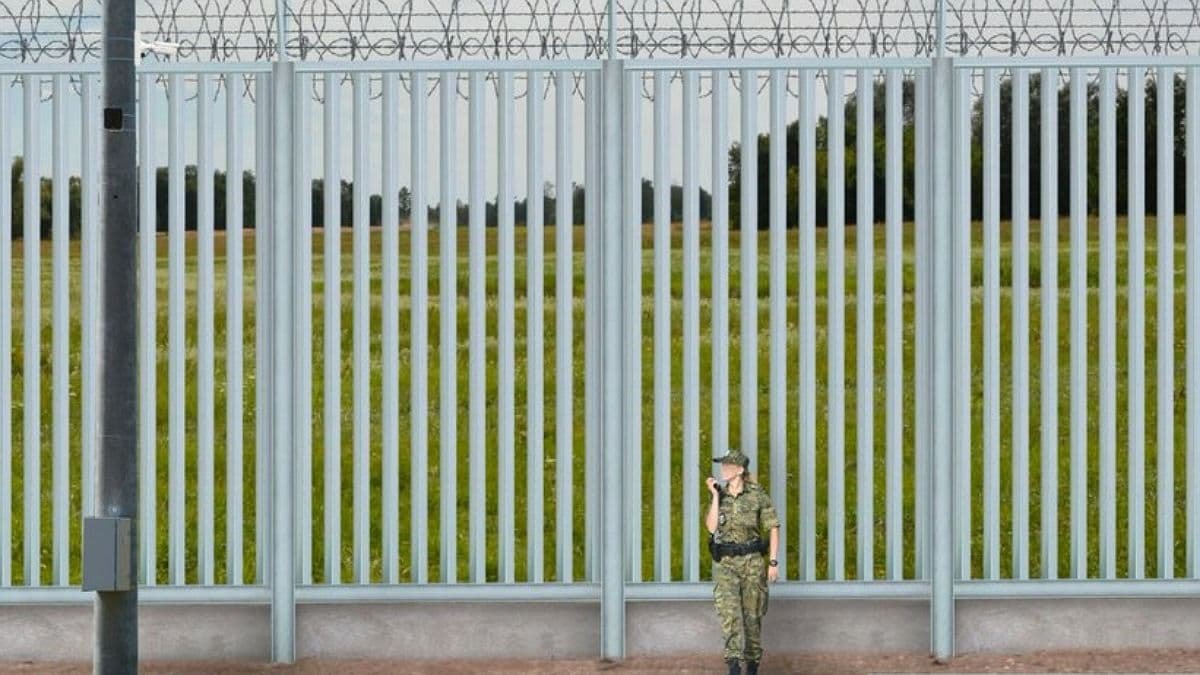 В Польше показали, как будет выглядеть забор на границе с Беларусью