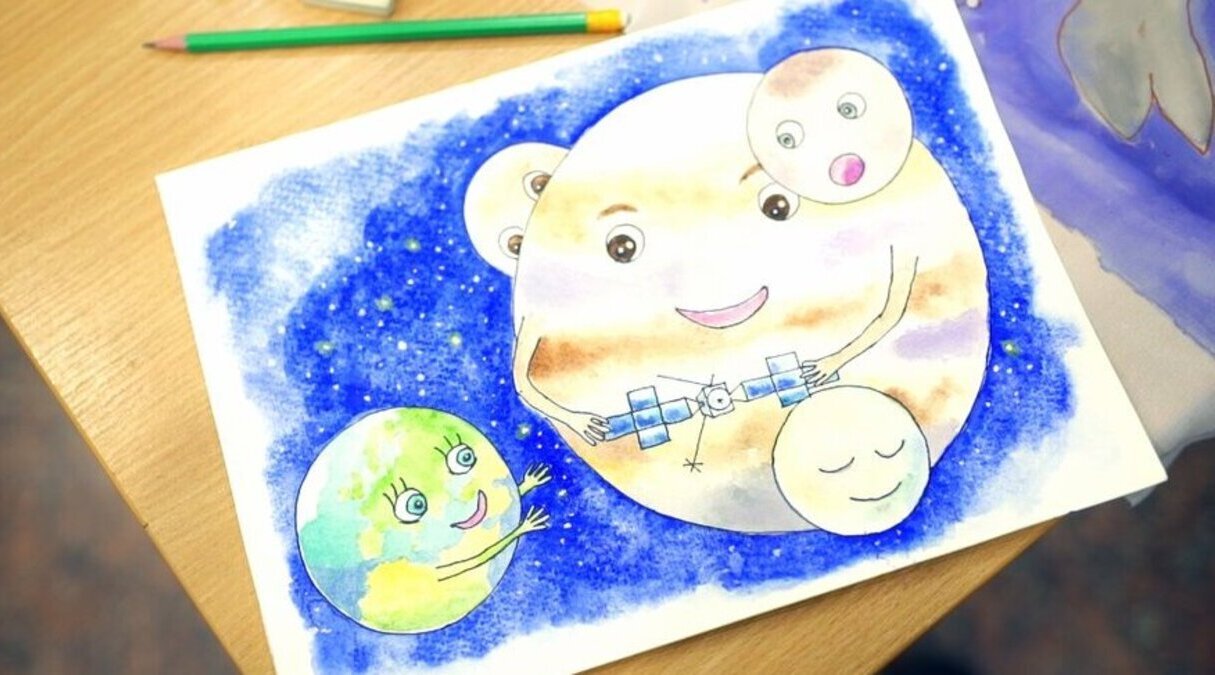 Рисунок восьмилетней украинки нанесут на космическую ракету ARIAN 5