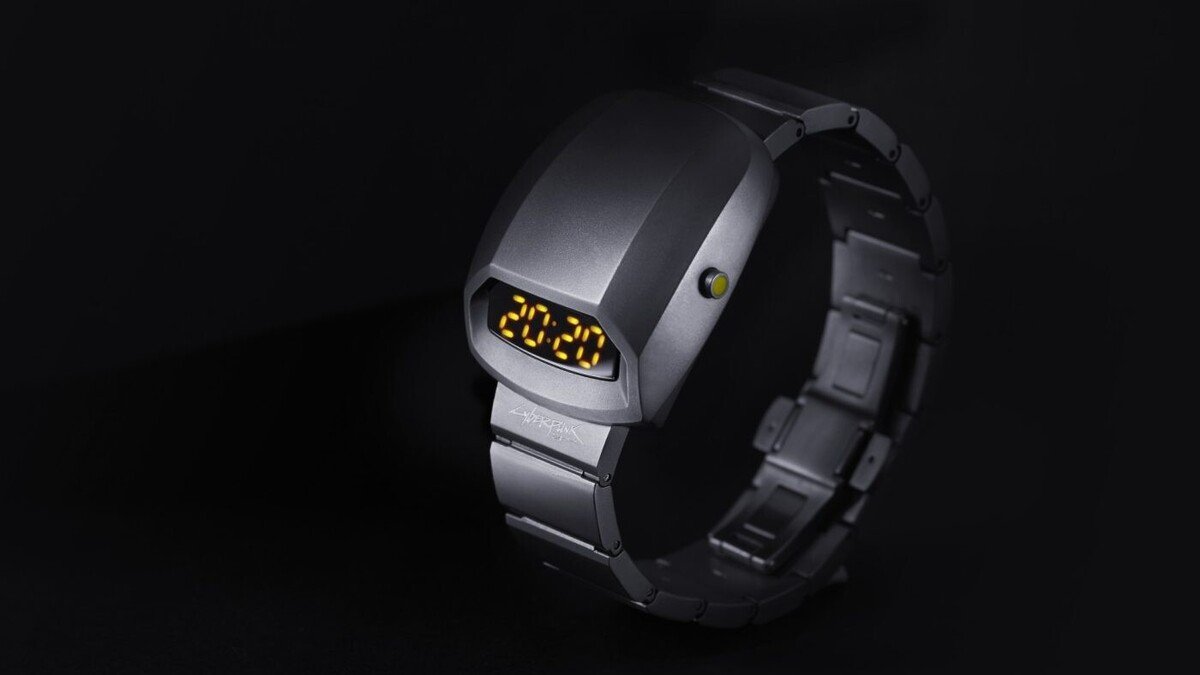 CD Project RED представила титановые часы в стиле Cyberpunk 2077