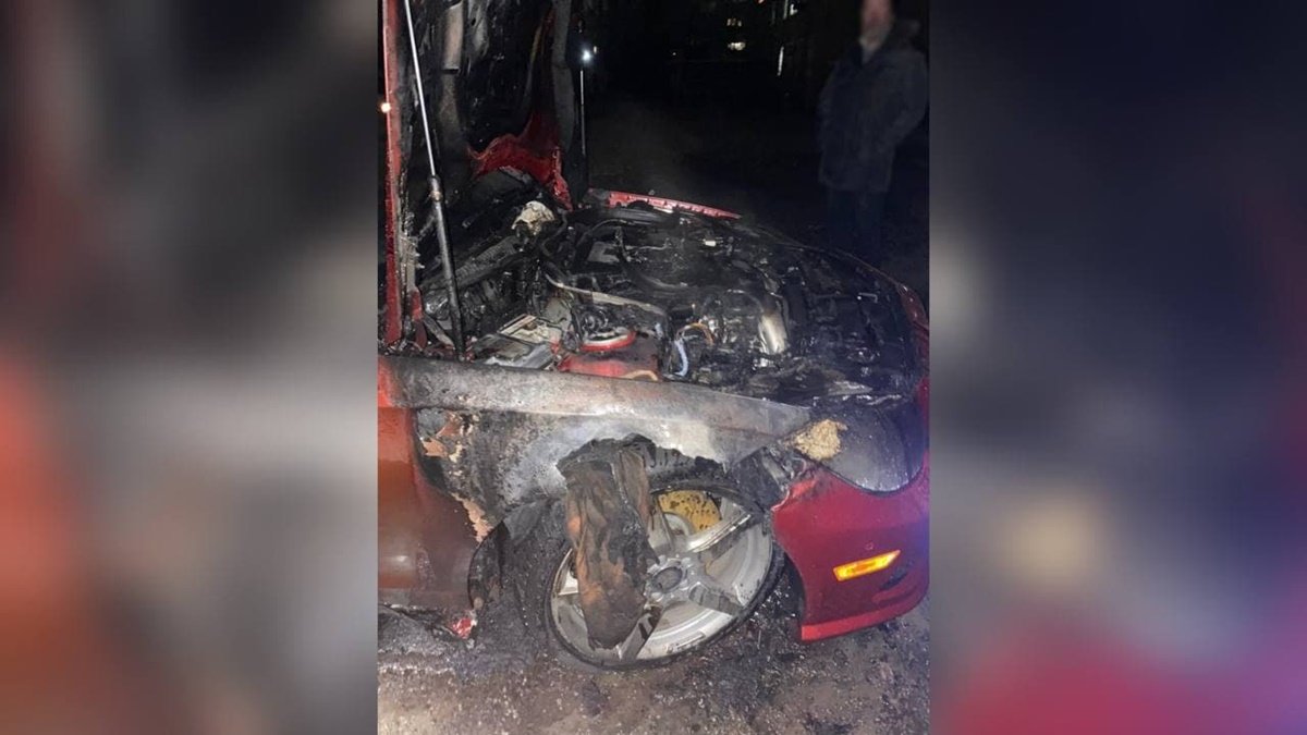 В Херсонской области депутатке горсовета во дворе дома сожгли машину