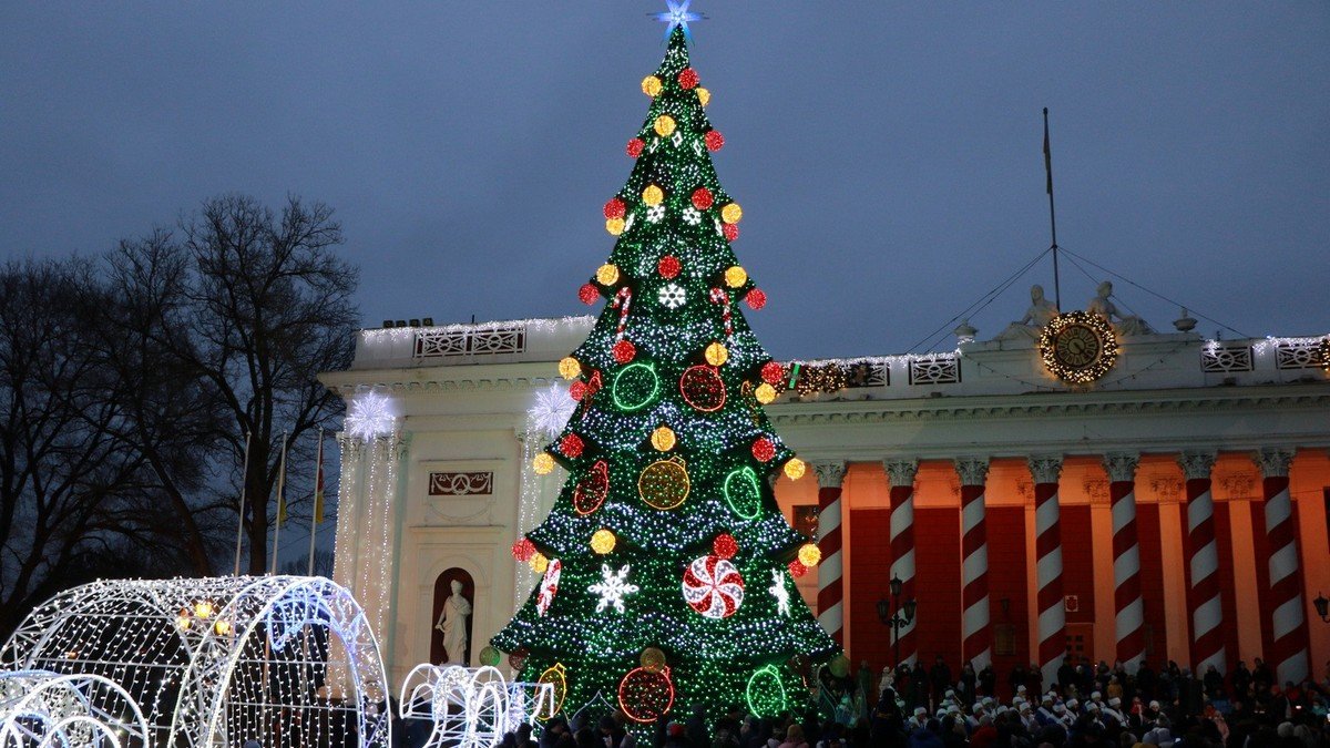 Повна програма заходів до Нового року в Одесі