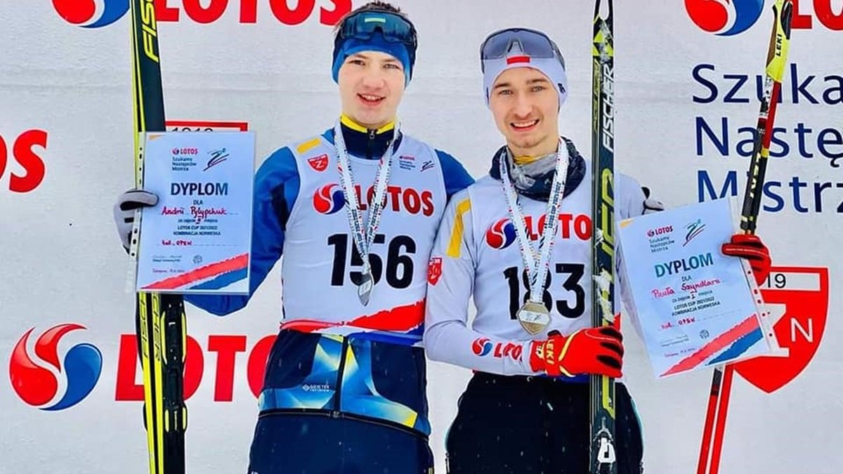 Украинские лыжники завоевали три серебряные медали на турнире в Польше