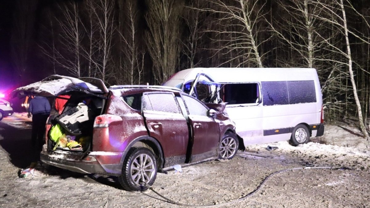Под Черниговом микроавтобус столкнулся с авто: пострадали 11 человек, среди них – ребёнок