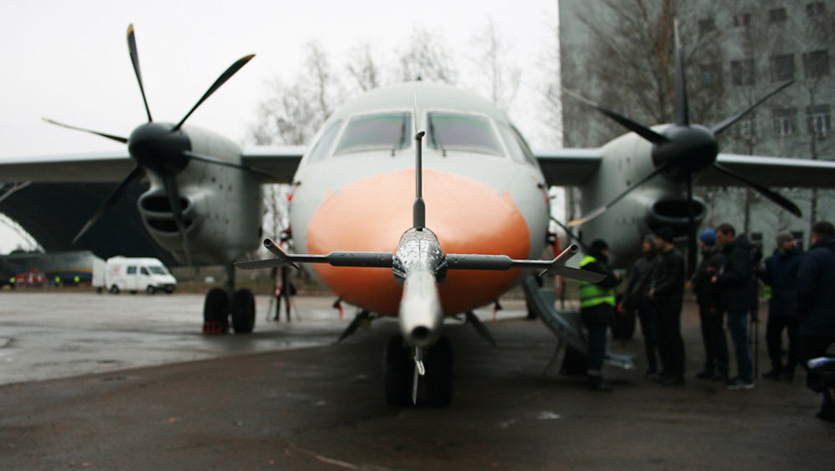На госпредприятии «Антонов» рассказали, зачем самолётам оранжевые носы-спицы