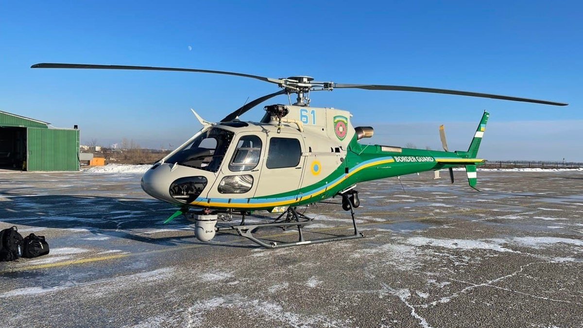 Украина получила два французских вертолёта для охраны границы