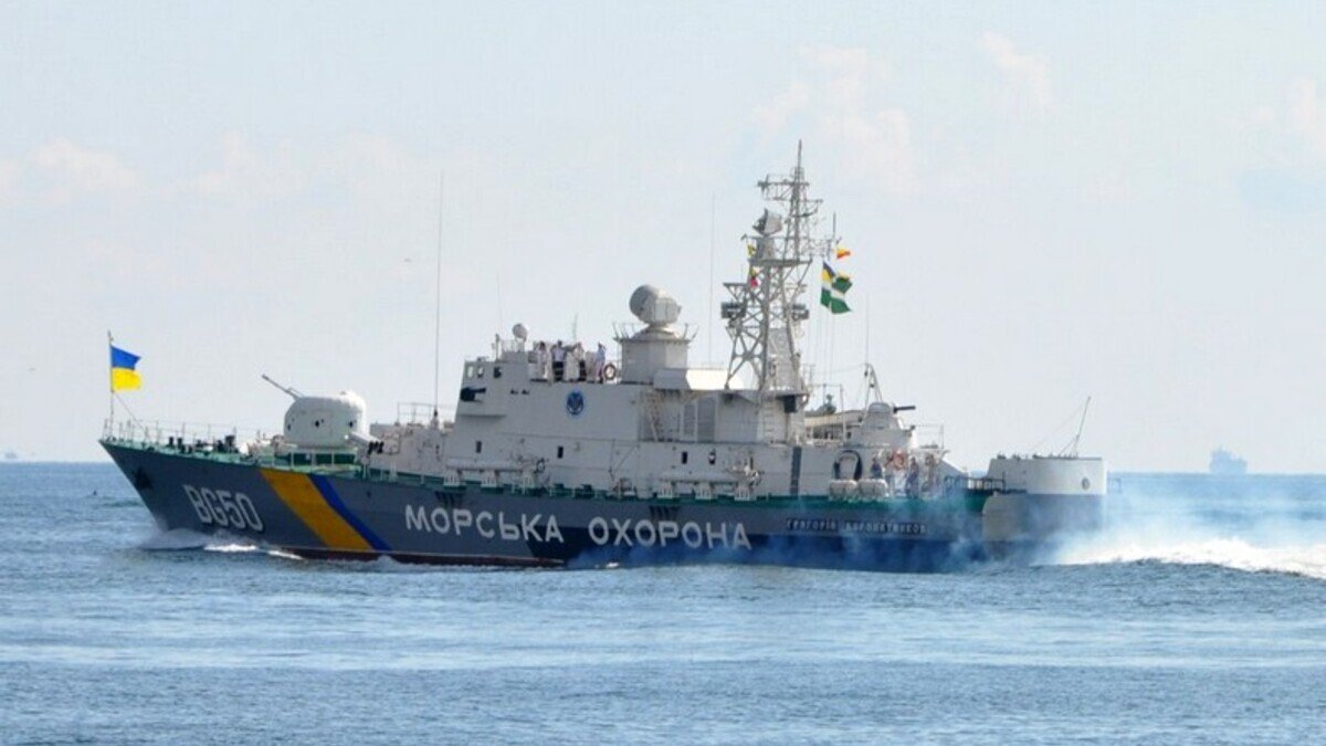 В Чёрном море российский беспилотник напал на корабль украинских пограничников