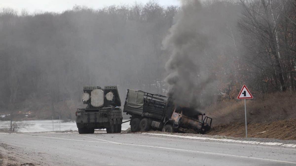 На Луганщині окупанти втекли від ЗСУ, кинувши зенітну установку та вантажівку з боєприпасами