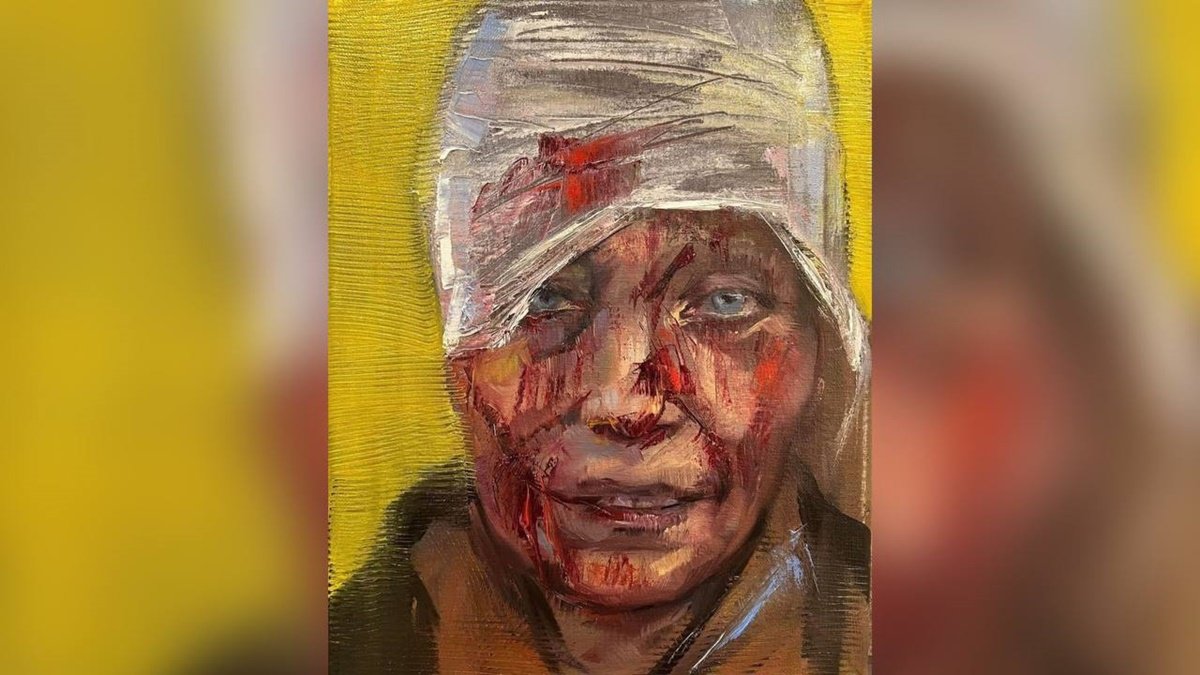 У США на аукціоні продали за 100 тисяч доларів портрет пораненої української вчительки